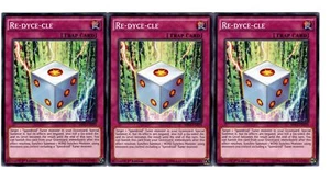 Yugioh- 3X Re-dyce-cle - Common - 1st Edition - SHVI-EN070 - Near Mint - Picture 1 of 1