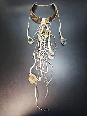 Incredible Alexis Bittar 2018 Coveteur Collection Runway Geode Necklace - Image 1 of 4