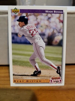 Upper Deck #646 1992 Wade Boggs Best Hitters Boston Red Sox como nuevo usado  Foto 1 de 2