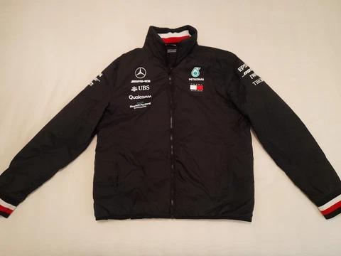 Mercedes F1 Tommy Hilfiger team issue track jacket sz L 2019 Hamilton Bottas Cover