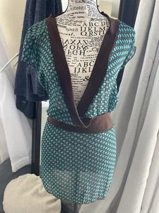 Julies Closet Sheer Polka Dot Sleeveless Bow Back Top SZ 2XL - Picture 1 of 3