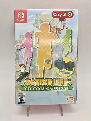 Active Life - Outdoor Challenge w/ 2 Leg Straps (Nintendo Switch) *NEW/SEALED* - Image 1 of 3