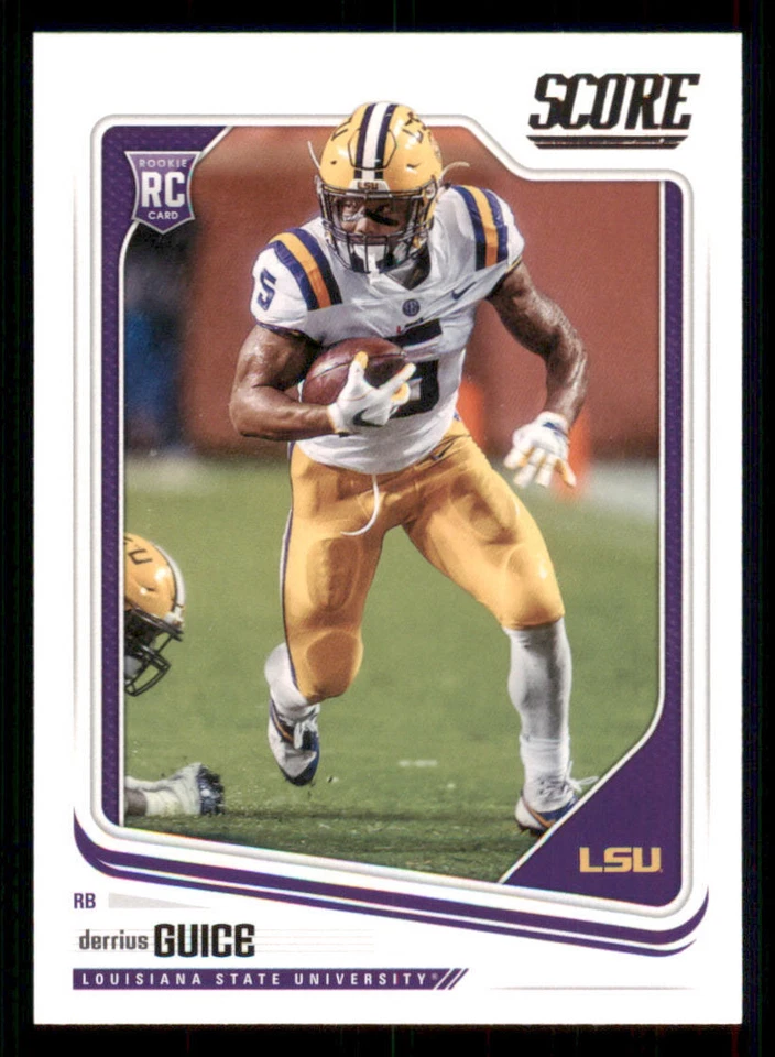 2018 Score #360 Derrius Guice RC - Image 1 of 2