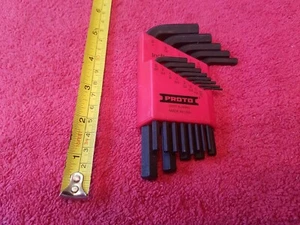 PROTO J4980 HEX WRENCH SET 13 PC VTG USA - Picture 1 of 9