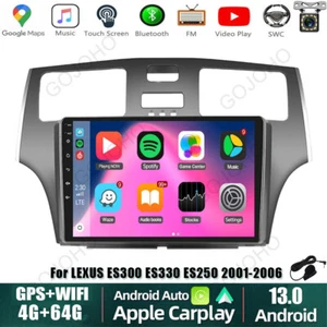 64GB For LEXUS ES300 ES330 ES250 Apple CarPlay Android 13 Car Radio Navi Stereo - Picture 1 of 22