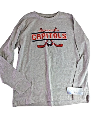 Camiseta camiseta de hockey manga larga TEAM ATHLENTICS para niños talla L NHL Washington Capitals Foto 1 de 4