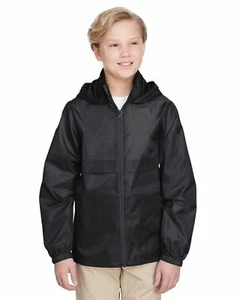 Team 365 Boys Lightweight Jacket Full Zip  Water Resistant Finish TT73Y - Picture 1 of 35