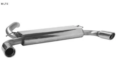 BASTUCK Racinganlage ab Kat. Volvo S40 2.4l re li je 1x90mm schräg mit Einsatz - Imagen 1 de 2