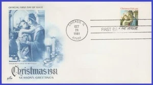 USA5 #1939 U/A ARTCRAFT FDC   Christmas Madonna and Child - Picture 1 of 1