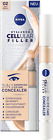 NIVEA Hyaluron Cellular Filler 3-In-1 Eye Care Concealer Medium (4 Ml), Anti-Age