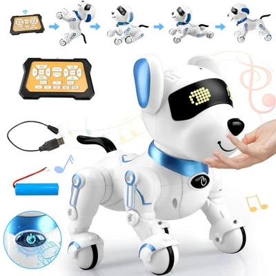 Roboter Hund Kinder Ferngesteuerter Hund Spielzeug Programmierbar Roboterhund - Bild 1 von 4
