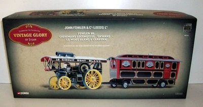 Corgi 1/50 Scale - 80110 Fowler B6 Showmans Locomotive Onward Le Blanc caravan - Bild 1 von 3