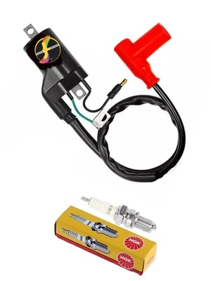 Ignition Coil & NGK Spark Plug + Cap For Honda CX500 CX500C CX500D - Image 1 of 4