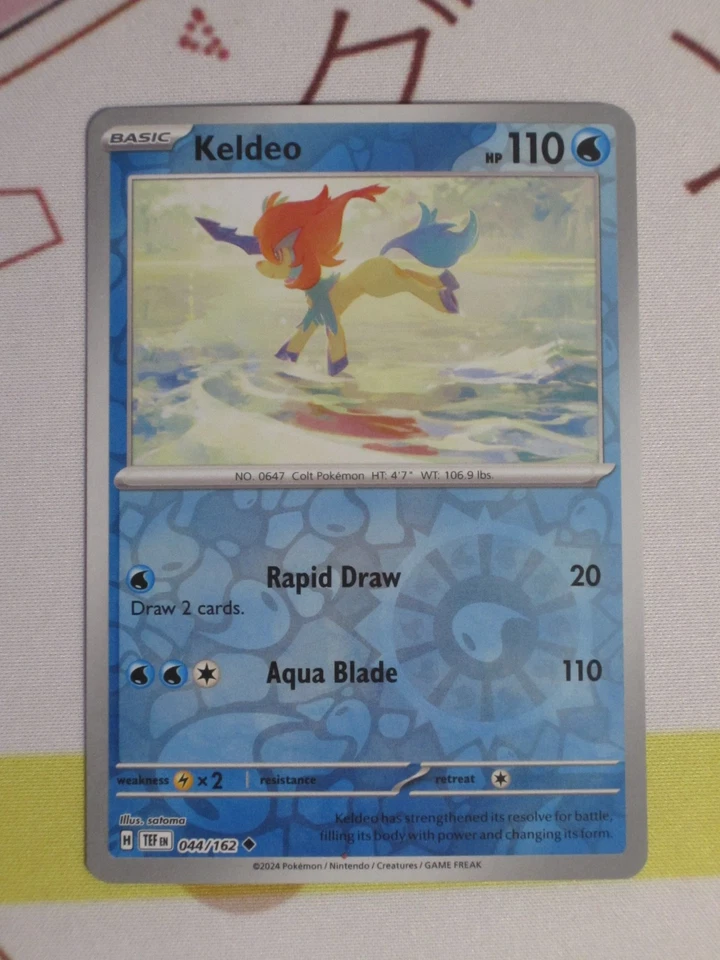 Keldeo 044/162 Sv05 Temporal Forces Reverse Holo - Image 1 of 1