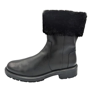 Botas negras Aquatalia LaCie de piel sintética suela negra resistente al agua nuevas sin etiquetas 10,5 - Imagen 1 de 13