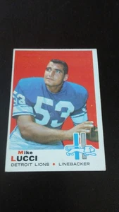 1969 Topps - Mike Lucci #167 - Fußball - TOP / 5 - KOSTENLOSER VERSAND - Bild 1 von 4