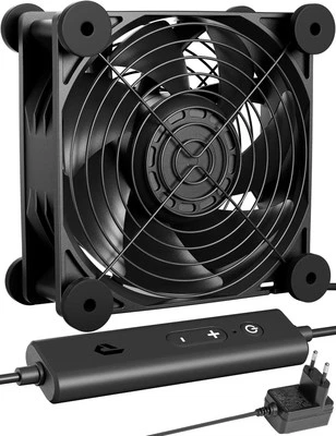 Ventilateur PC 120mm120 x 38mm Ventilateur PC 220V Ultra SilencieuxAC Ventila... - Image 1 of 4