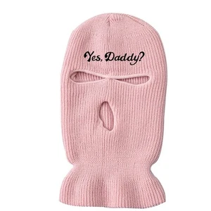 3-Hole Ski Mask Full Face Woolen Knitted Hat Warm Outdoor Cycling Windproof M... - Picture 1 of 4