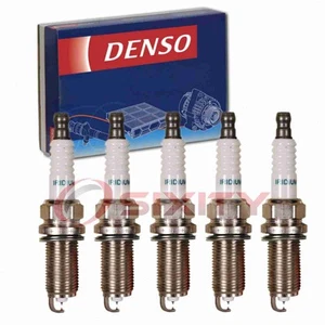 5 pc Denso Spark Plugs for 2008 Volvo V50 2.4L L5 Ignition Secondary fh - Picture 1 of 5