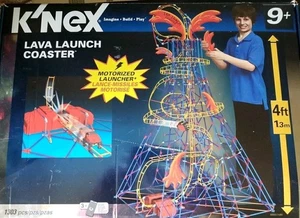 K'NEX Lava Launch Coaster Building Set Motorized Launcher used *read* Works  - Picture 1 of 10