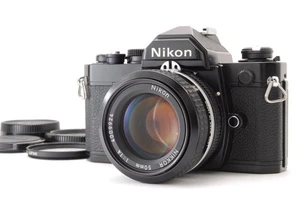 Cámara fotográfica Nikon FM negra 35 mm SLR Nikkor Ai 50 mm f1,4 negra【N.COMO NUEVA】JAPÓN - Imagen 1 de 11