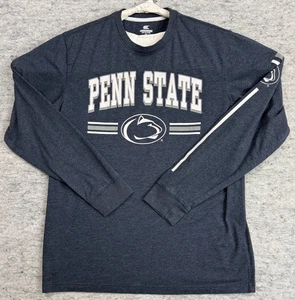 Camiseta de manga larga Colosseum Penn State Nittany Lions para hombre talla mediana azul marino - Imagen 1 de 7