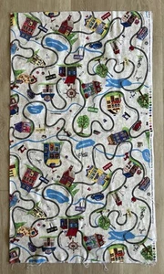 Timeless Treasures Debra Gabel QUILT Store ROAD MAP nice cotton fabric 1 yard - Picture 1 of 3