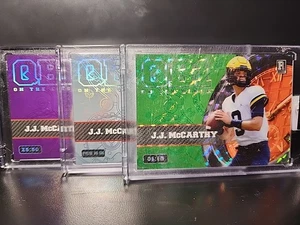 💥🔥🏈3 - NFL WildCard QB1 On The Clock JJ McCarthy #/# 🏈🔥💥 - Bild 1 von 10