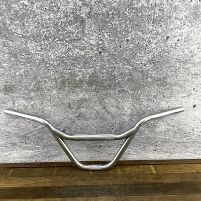Vintage BMX Handlebars Chrome 1980s Old School Kneesaver Style 28" Wide Dings - Image 1 of 4