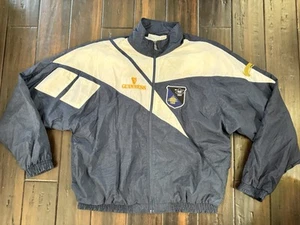 Reebok 90's Vintage Windbreaker Jacket Guinness Kinvara pub Zip Up Allston MA - Picture 1 of 12