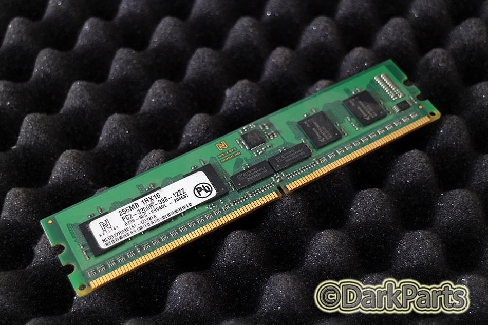 Netlist NLD327R23215F-D32KIA 256MB Memory RAM PC2-3200R-333-12ZZ - Image 1 of 1