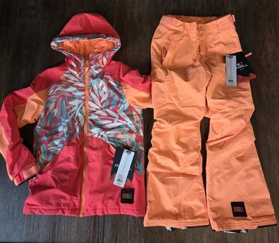 O'Neill NIÑAS Talla 8 140 Snowboard Esquí Chaqueta Abrigo Pantalones de Nieve Pantalones Conjunto Brillante  Foto 1 de 4