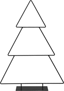 Metall Tannenbaum zum Schmücken schwarz - 41 cm - Weihnachts Deko Ständer für Zi - Bild 1 von 3