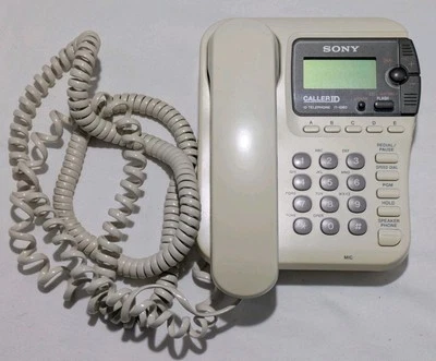 Sony IT-ID80 Identificador de Llamadas Altavoz Multifunción Teléfono con Pantalla LCD FUNCIONANDO Foto 1 de 4