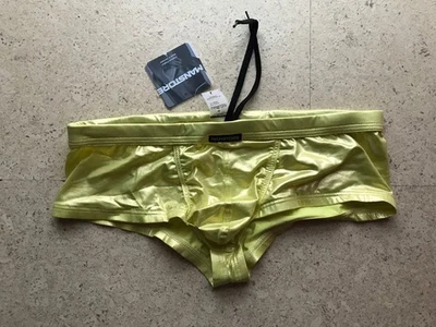 Manstore M861 Beach Hot Pants Herren Badehose gelb Gr. L - NEU - Bild 1 von 3