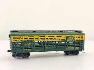 *LEER* Coche de ganado Bachmann escala N Chicago y North Western CNW 14311 - Imagen 1 de 10