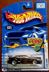 2002 Hot Wheels Lotus Esprit FIRST EDITIONS 32/42 COLLECTOR #044 BLACK *$1 ComSh - Picture 1 of 6