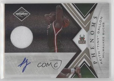 2010-11 Panini Limited Phenoms /249 Keith Gallon Tiny #186 Rookie Auto RC - Image 1 of 2