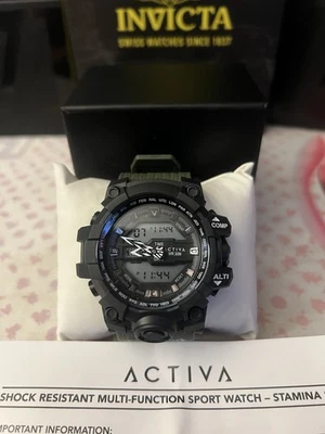 Reloj Hombre Activa Neo X Invicta - 55mm, Negro (ACW428-001) Nuevo En Caja Foto 1 de 4