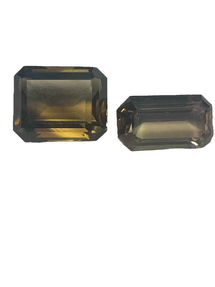 Smoky Quartz Loose Stones lot Of Two - Image 1 of 4