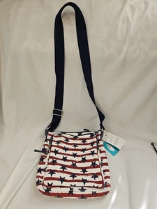 Madlove Adjustable Crossbody Shoulder USA Stars Stripes Patriotic Bag Purse - Picture 1 of 10
