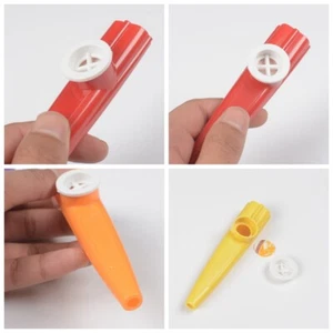 10 PCS Random Color Mini Kazoo Plastic Music Maker 12 CM Child's Toy Musical - Picture 1 of 5