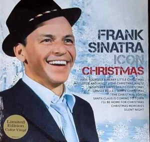 FRANK SINATRA ICON CHRISTMAS - SNOWFLAKE BLUE/WHITE VINYL LP " NEW, SEALED " - Picture 1 of 2
