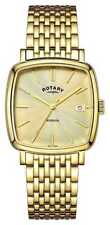 Rotary Cadran Champagne Windsor Pour Homme / Bracelet Acier Inoxydable