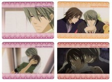4 pcs trading Card Junjou Junjo Romantica anime Usami Akihiko Takahashi Misaki