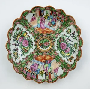 Antique Chinese Handpainted Export Famille Rose Porcelain Bowl 1900s - Picture 1 of 4