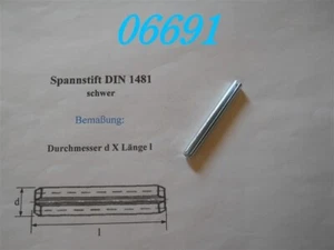 25 x POLÍGRAFO PESADO 6x55 mm -DIN 1481- - Imagen 1 de 2
