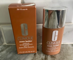 Fondotinta Clinique Even Better Makeup ampio spettro SPF 15 CN113 seppia - Foto 1 di 2
