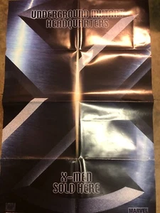 Póster promocional de X-Men: The Movie 2000 Underground Mutant Headquarters 24 x 36 - Imagen 1 de 5