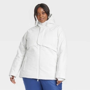 Women’s All In Motion Cold Weather Heavy Winter Jacket White - Size 2XL - Picture 1 of 3